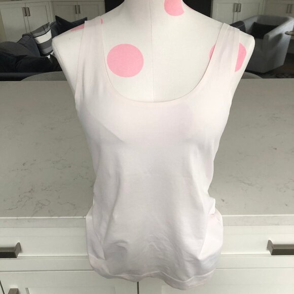 Tilley Canada Comfort 2 Way Tank Top Pull On Nylon Spandex Pale Blush Pink Sz XL - Picture 3 of 10